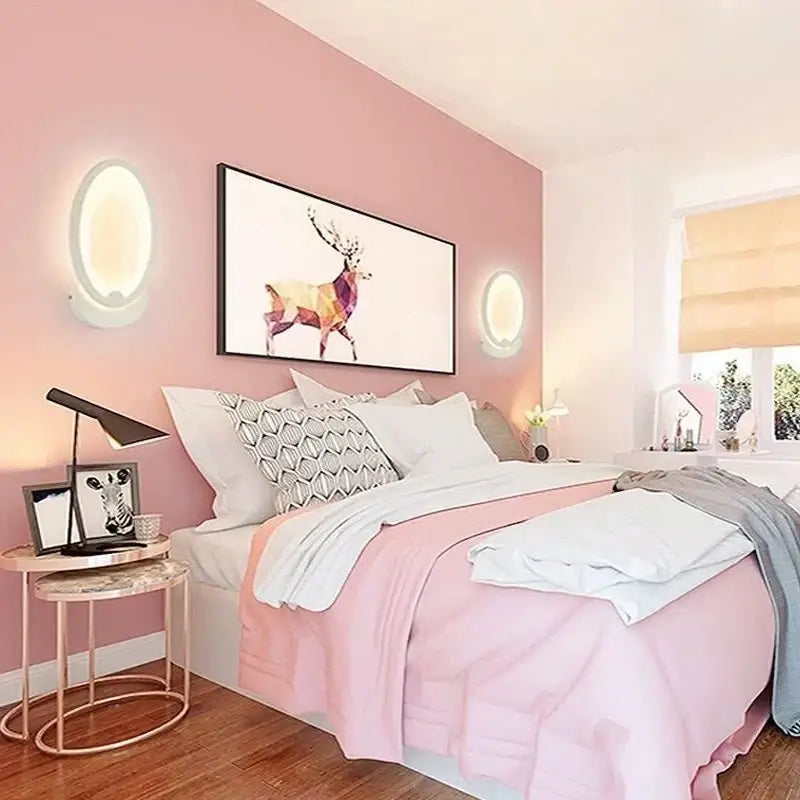 White Acrylic Kids Sconce