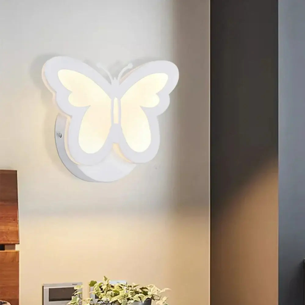 White Acrylic Wall Sconce for Corridor Lighting