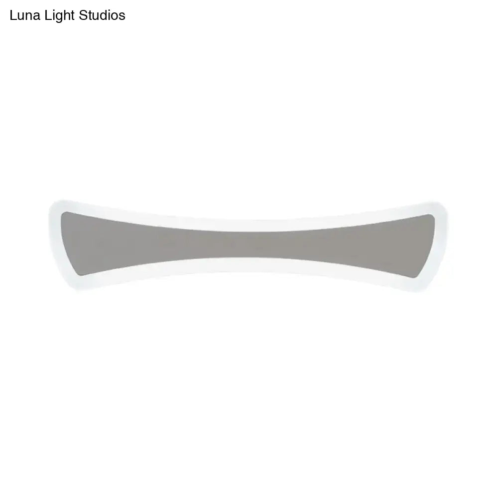 White Acrylic Vanity Lamp