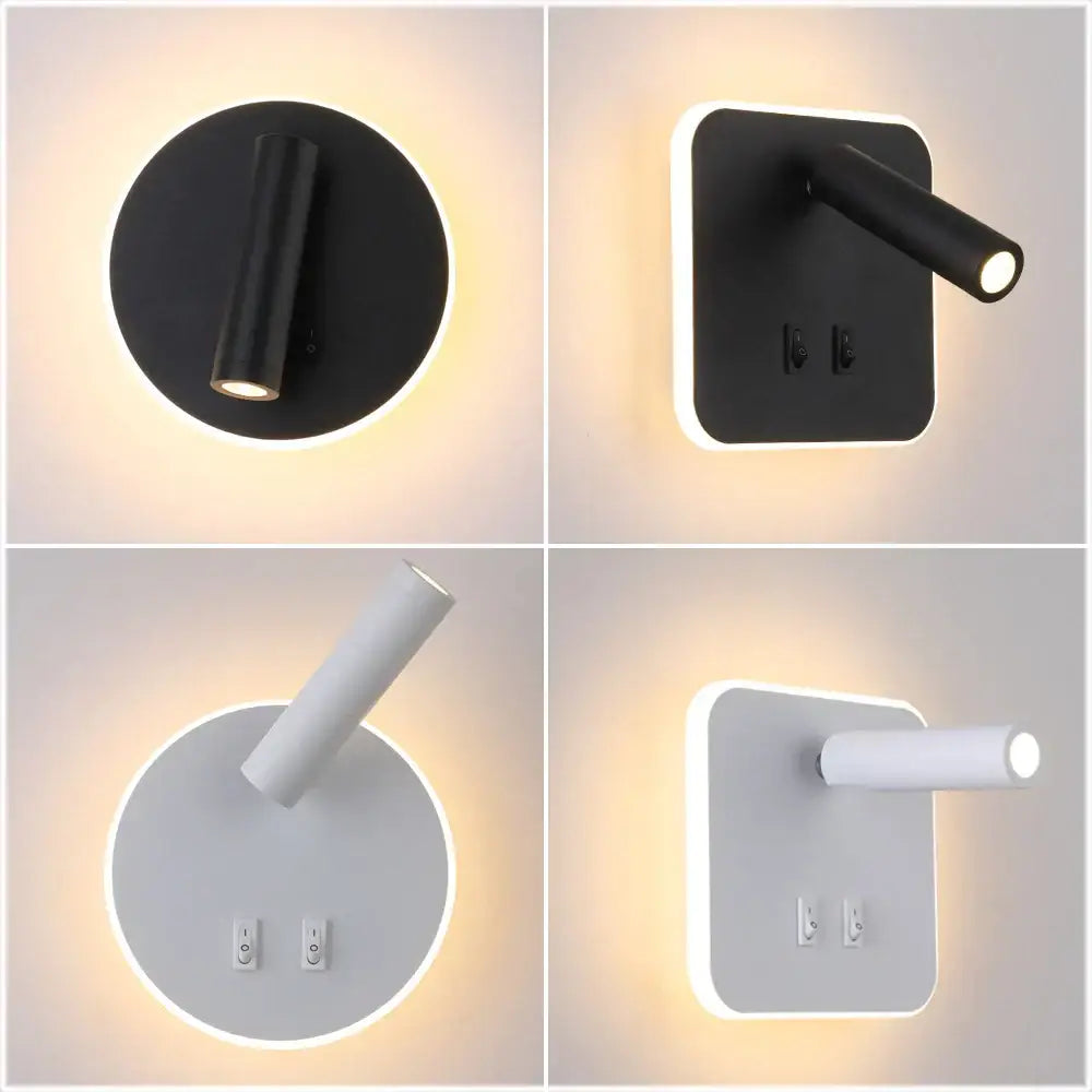 White Adjustable Wall Sconce
