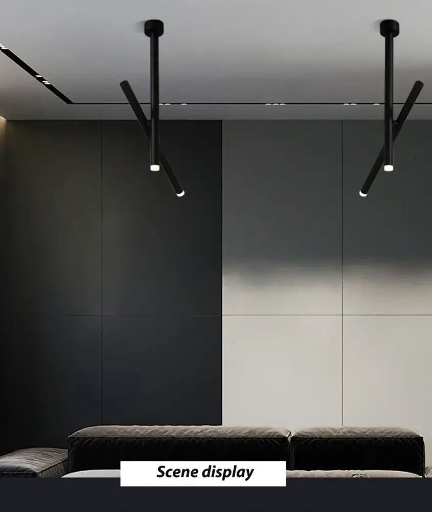 White Double Angle Spotlights