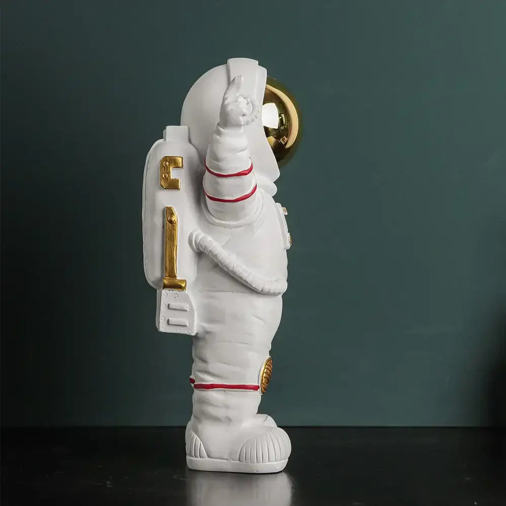 Gold Astronaut Figurines Decor