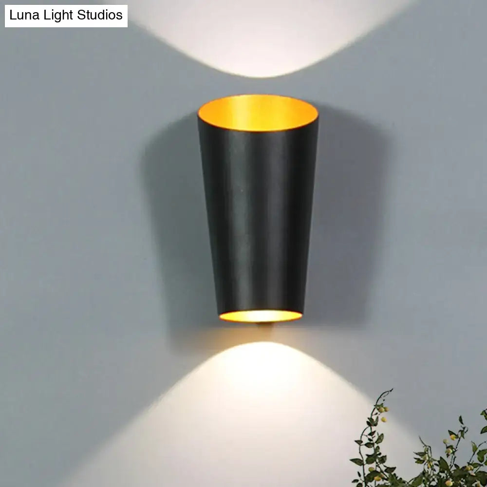 White Gold LED Sconce