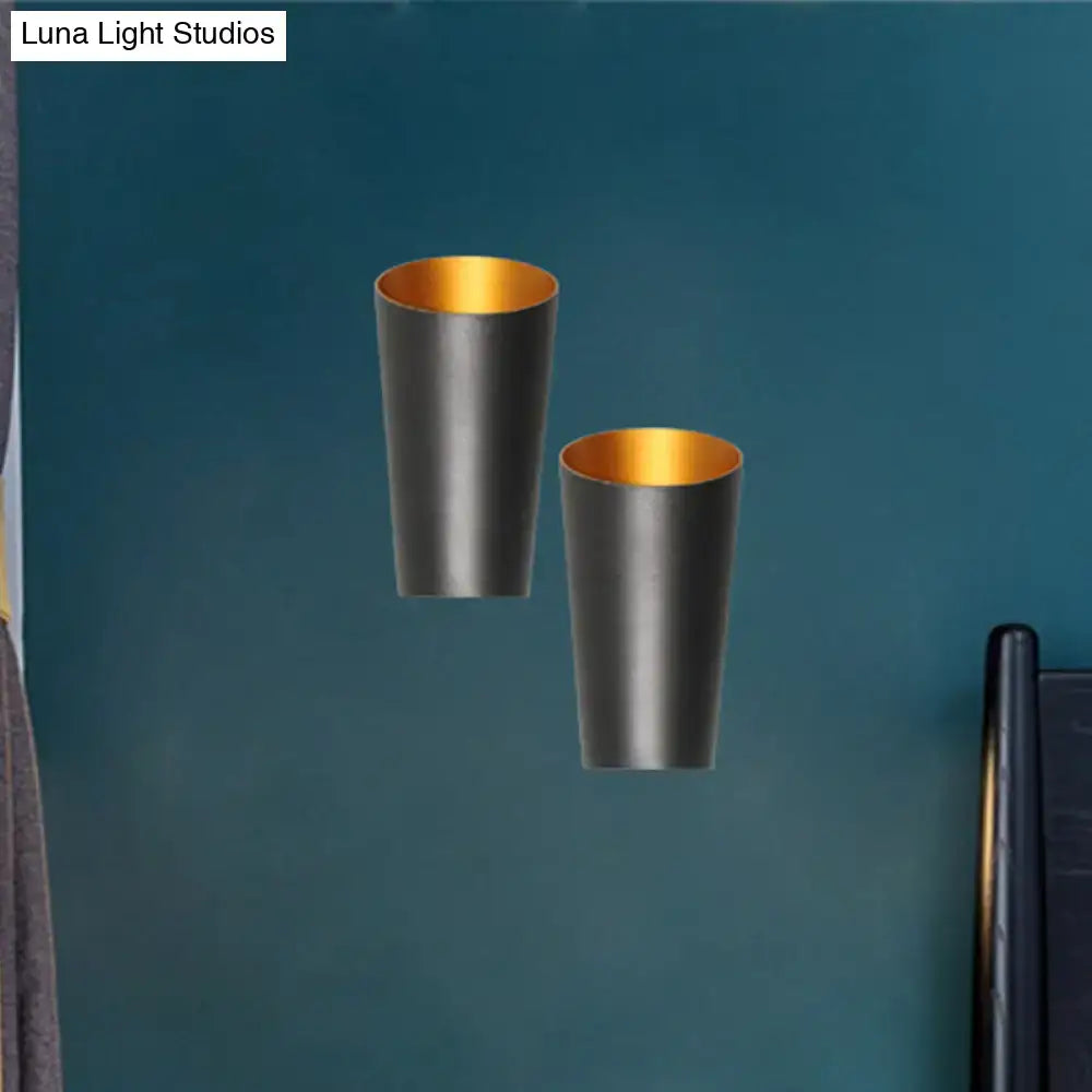 White Gold LED Sconce