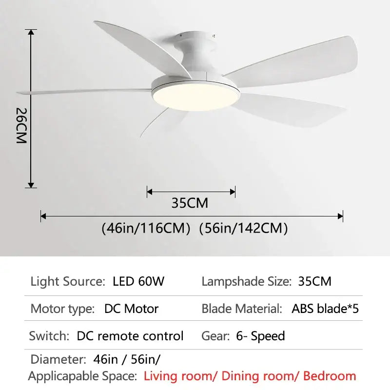 Brown Ceiling Fan Light