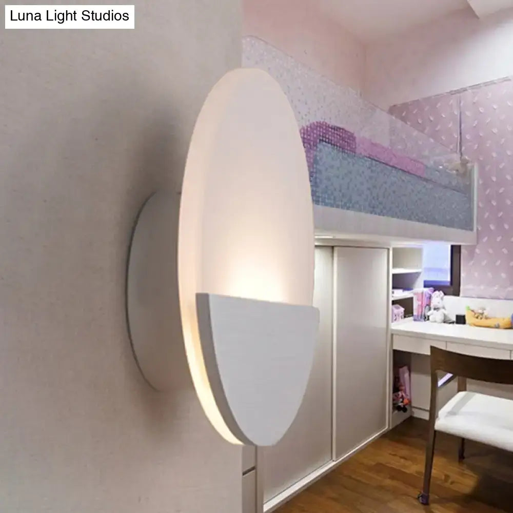 Silver LED Sconce Light