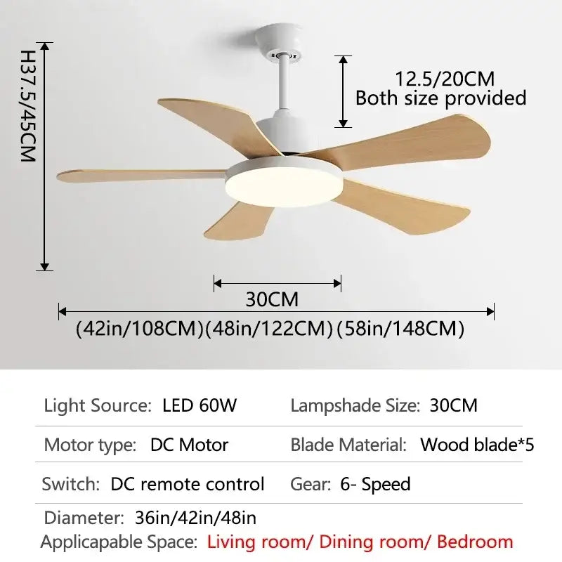 Green Leaf Ceiling Fan