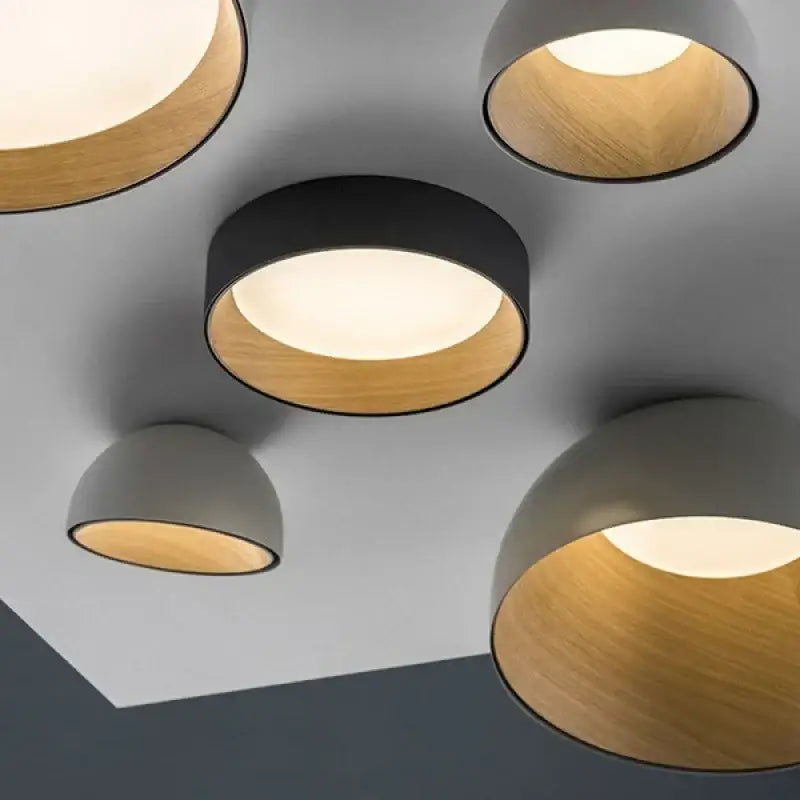 White Wood Dome Light