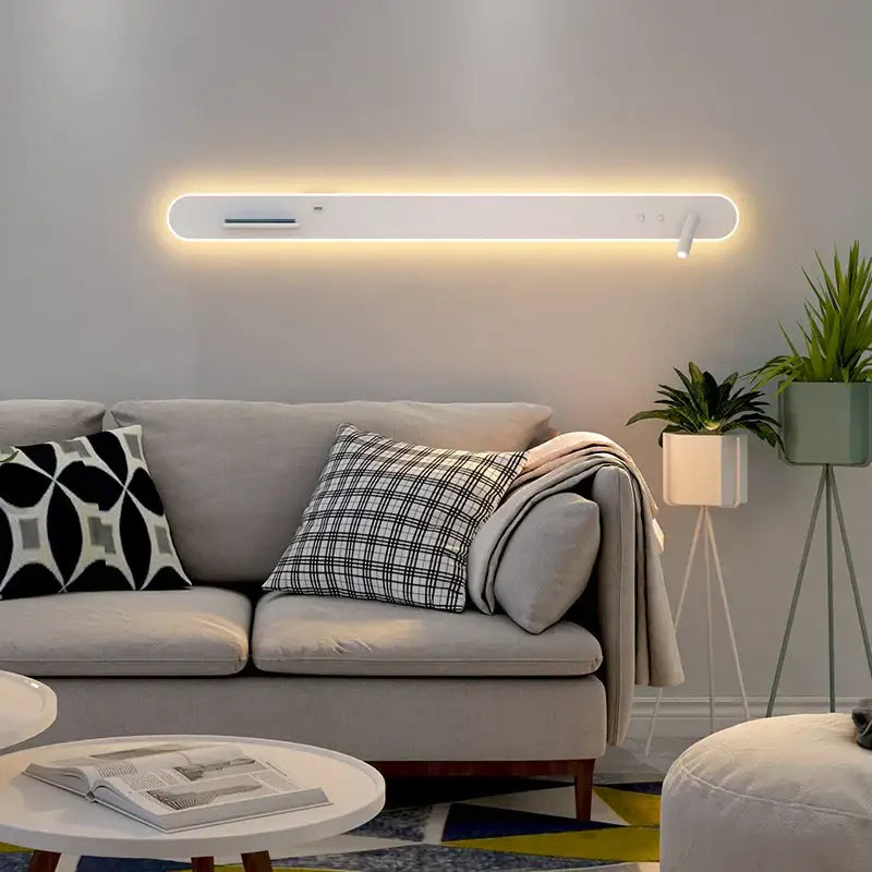 White Wireless Charging Lamp