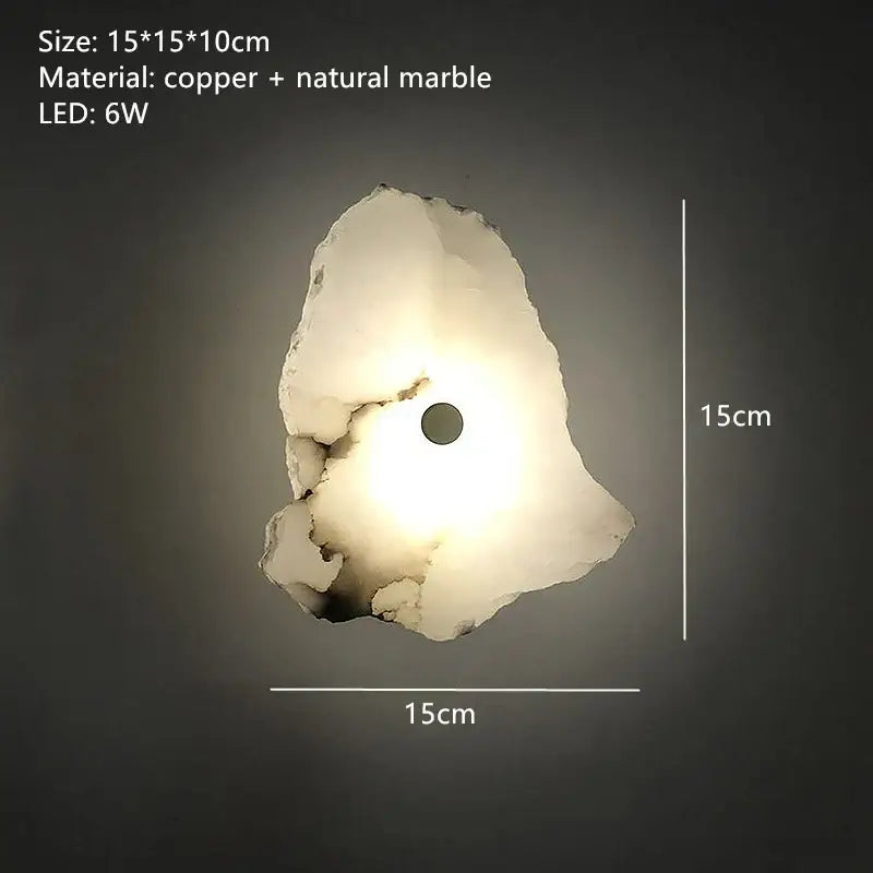Alabaster Wall Lamp Sconce