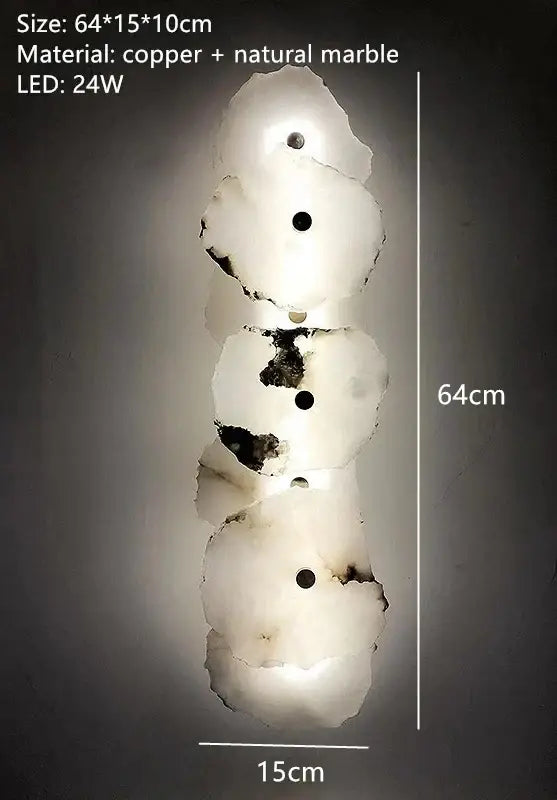 Alabaster Wall Lamp Sconce