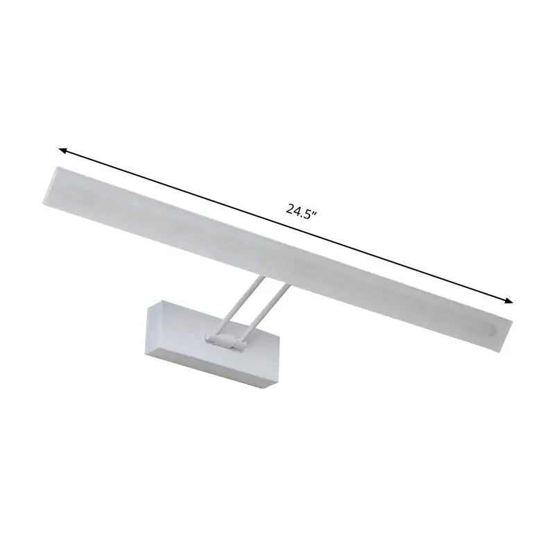 Black Rectangular Wall Light