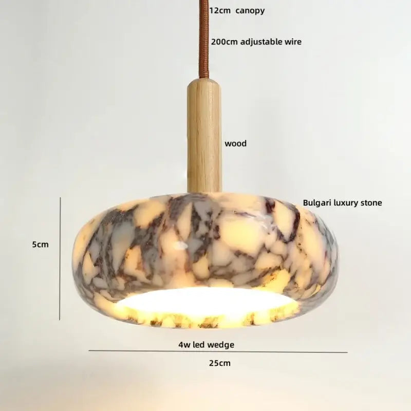 Marble Glass Pendant Lamp