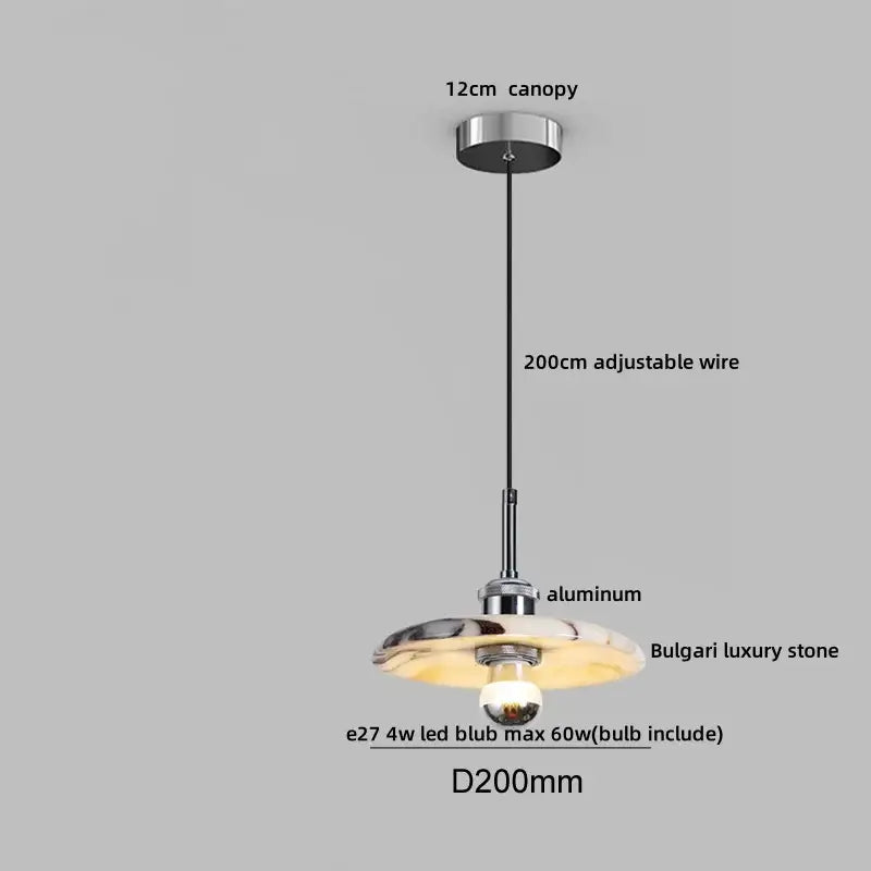 Marble Glass Pendant Lamp