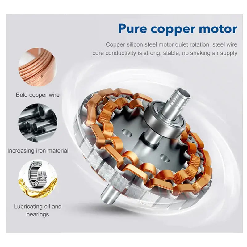 White LED Ceiling Fan with Transparent Blades