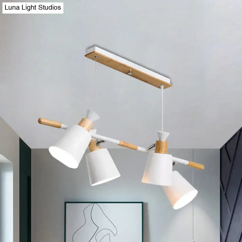 White Ceramic Tapered Island Light