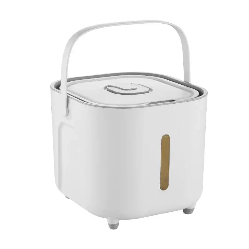 White Ceramic Grain Storage Container