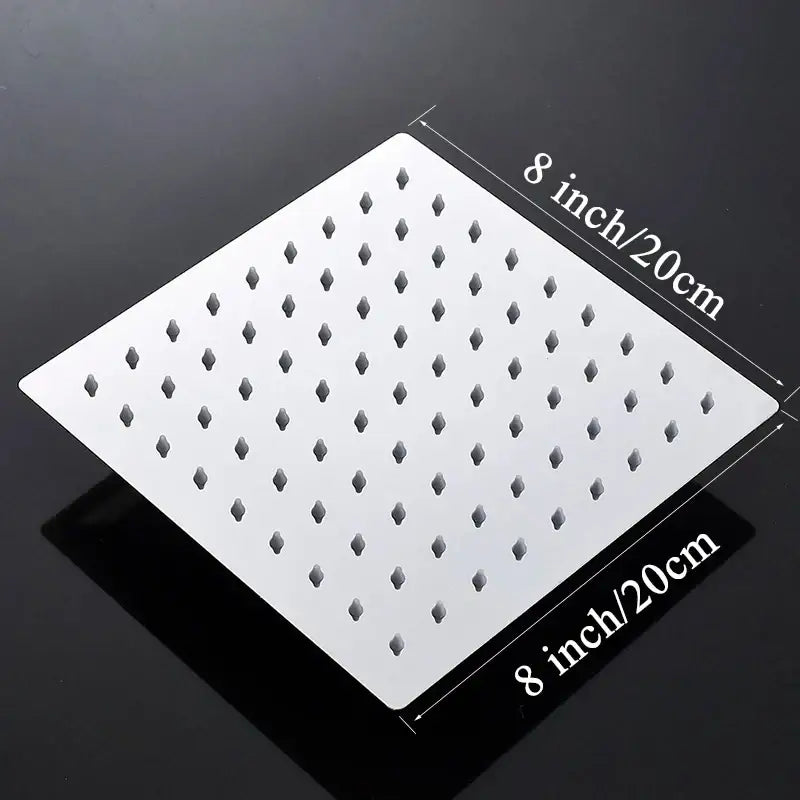 Chrome Square Rainfall Shower