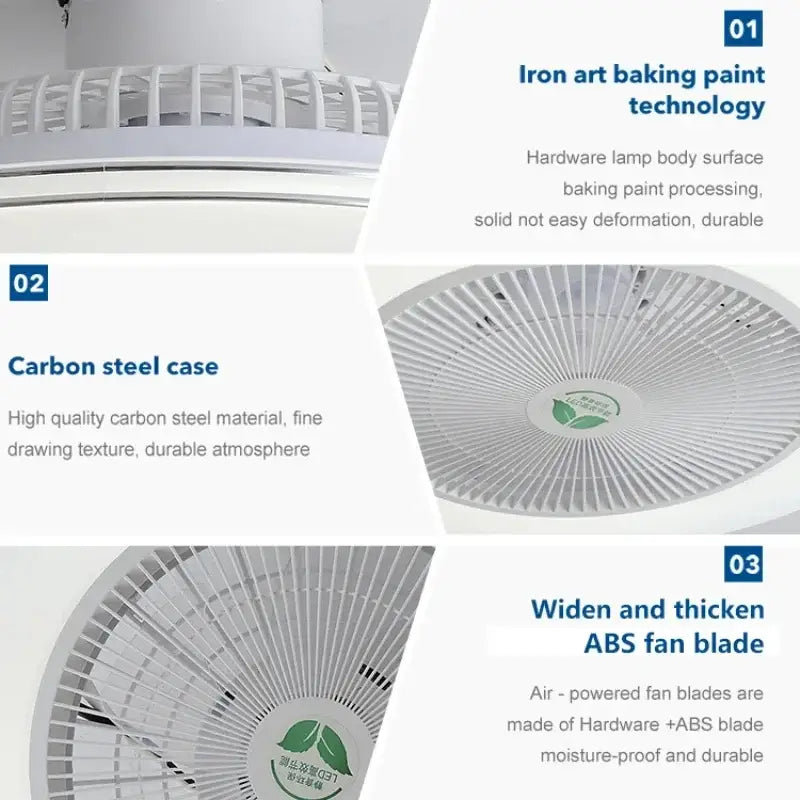 White Modern Ceiling Fan