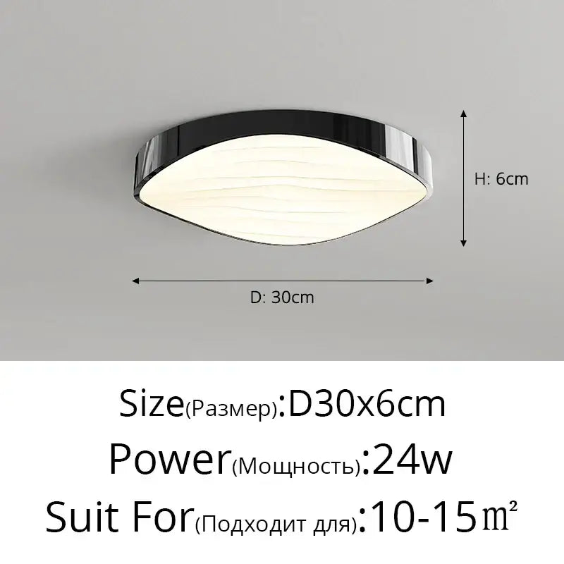 White Wave Chandelier Light