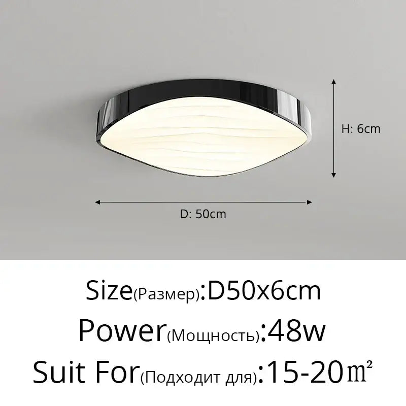White Wave Chandelier Light