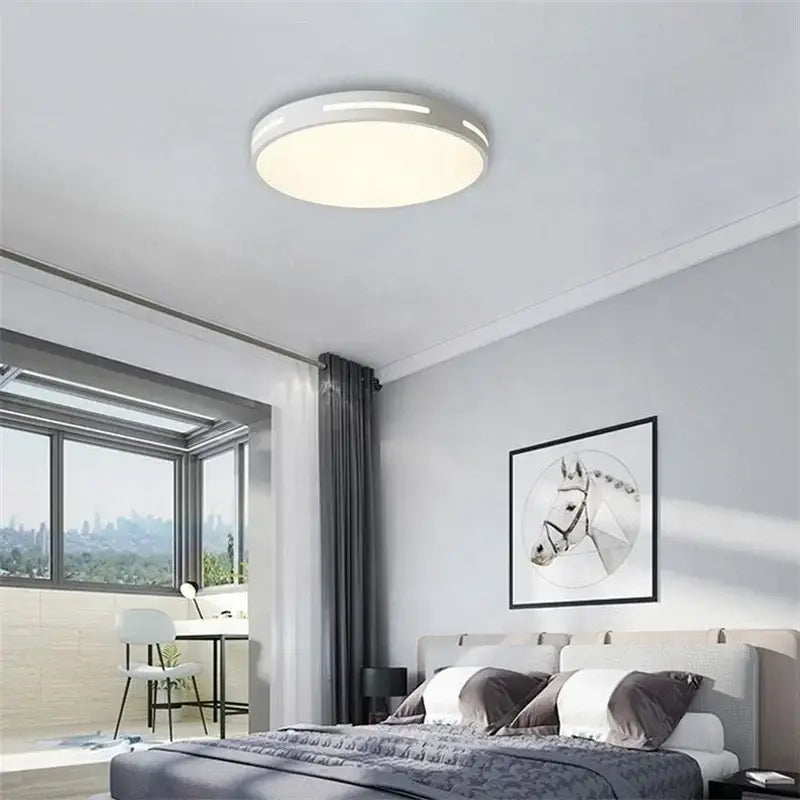 White Circular LED Ceiling