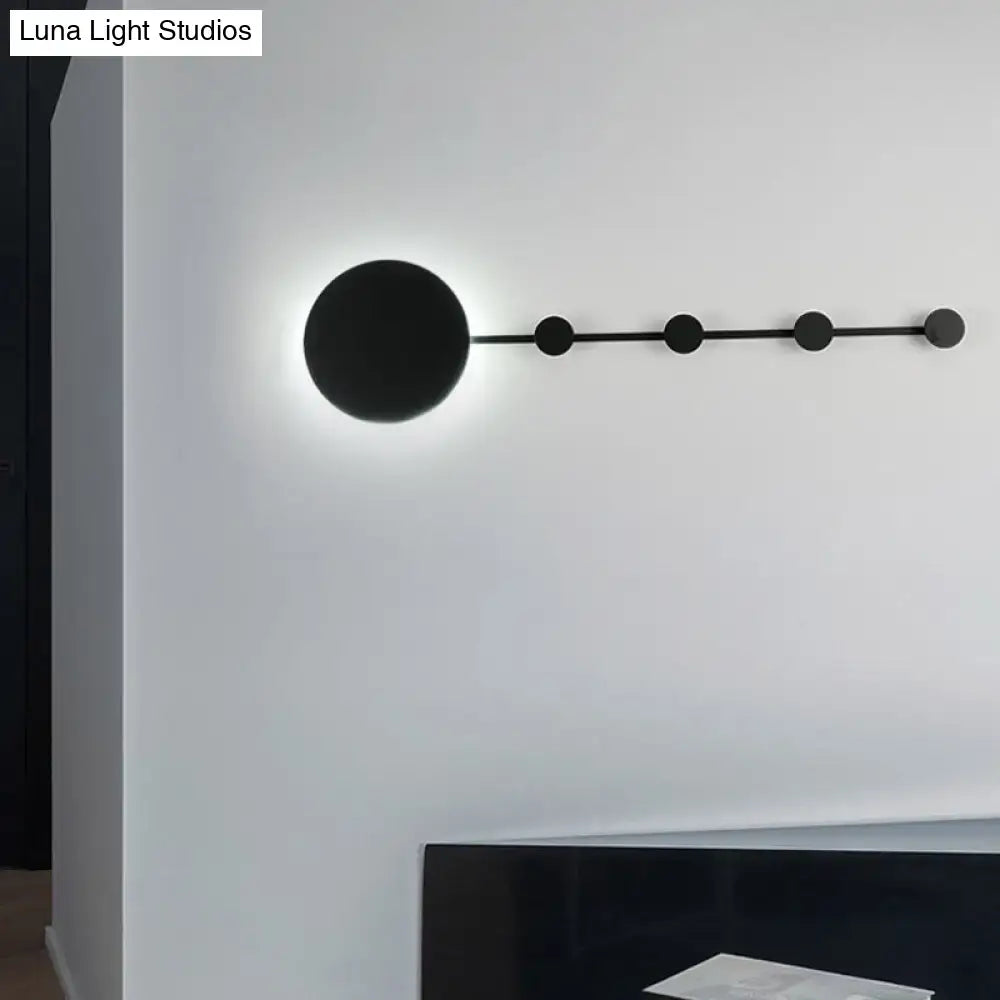 White Circular Wall Lamp