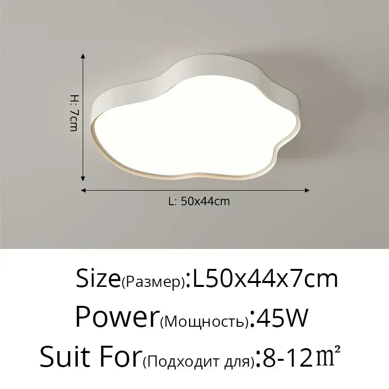 White Cloud Nordic Bedroom Chandelier
