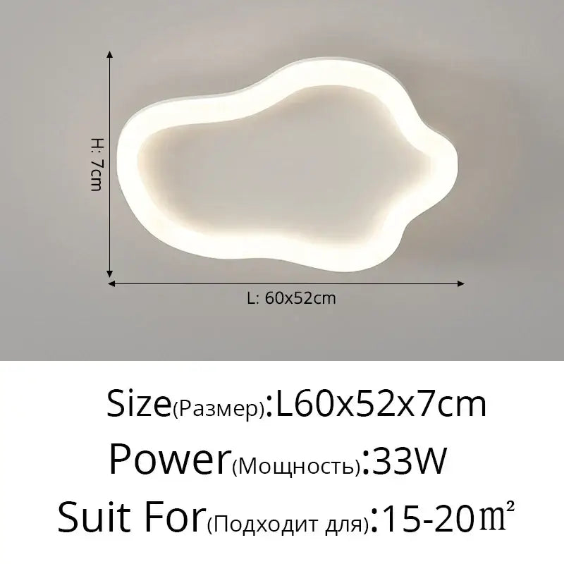 White Cloud Ceiling Light