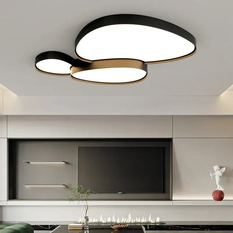White Oval Ceiling Lights