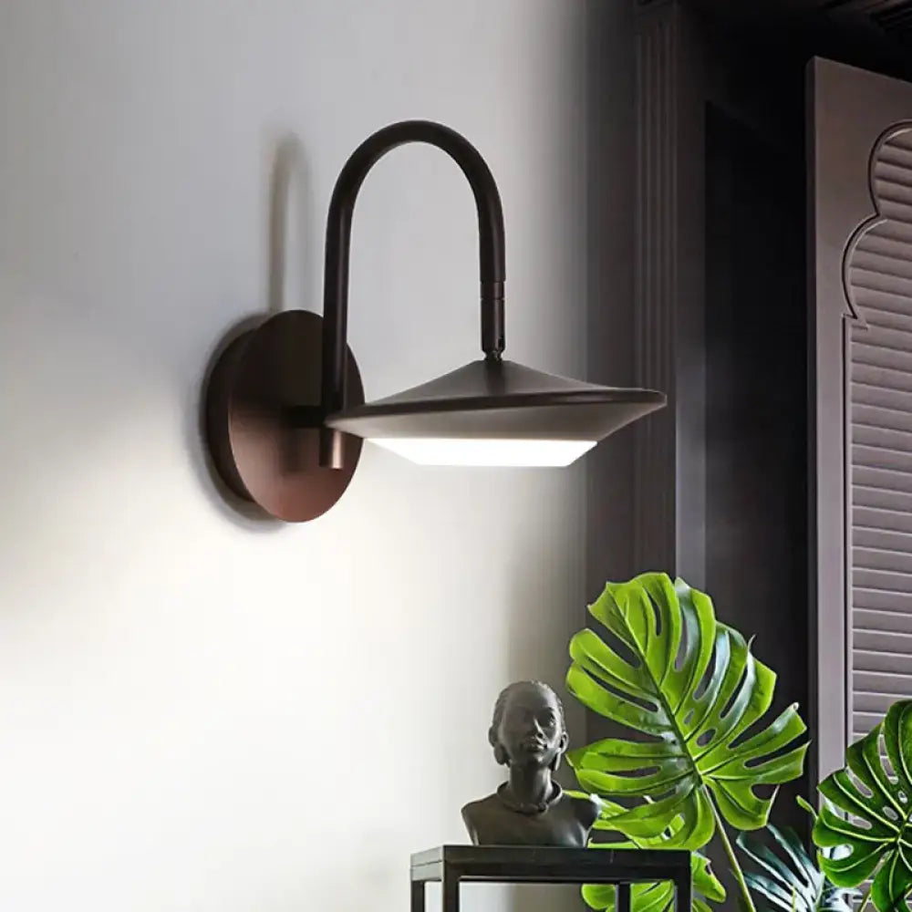 Coffee Rotatable Wall Sconce