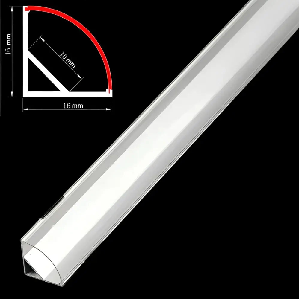 White Aluminum LED Profile
