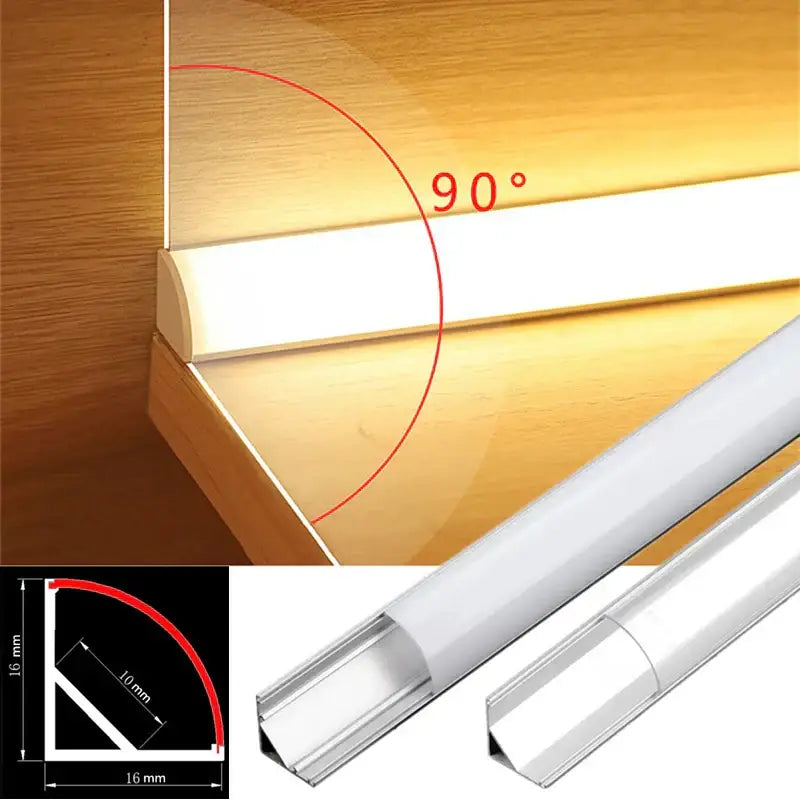 White Aluminum LED Profile