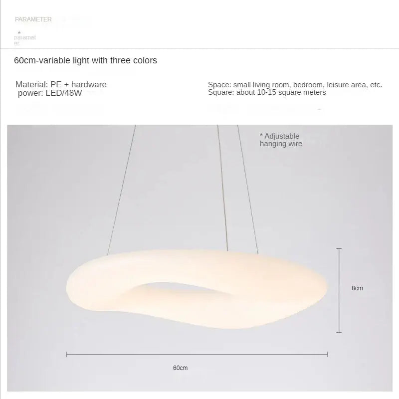 Gray Cloud Pendant Light