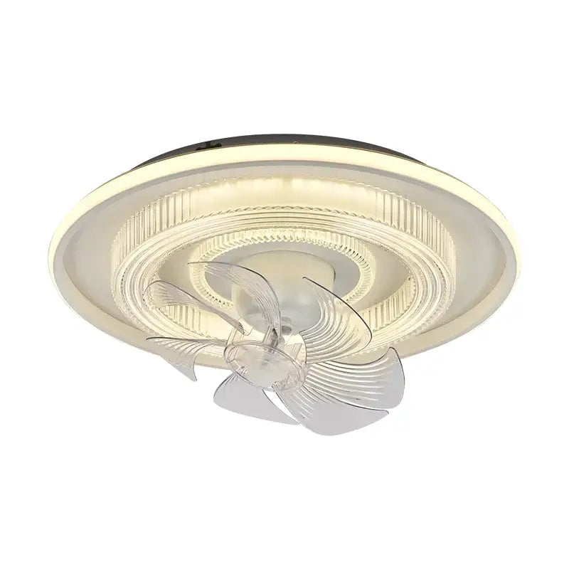 White LED Fan Ceiling Lamp