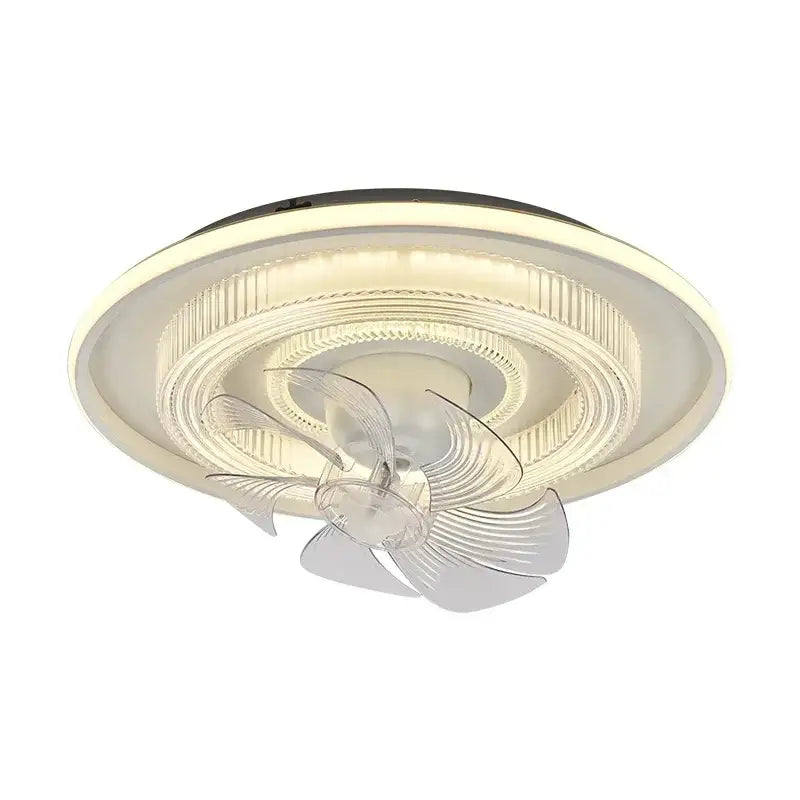 White LED Fan Ceiling Lamp