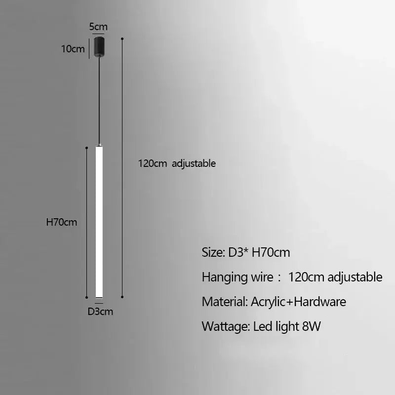 White Duplex Loft Chandelier