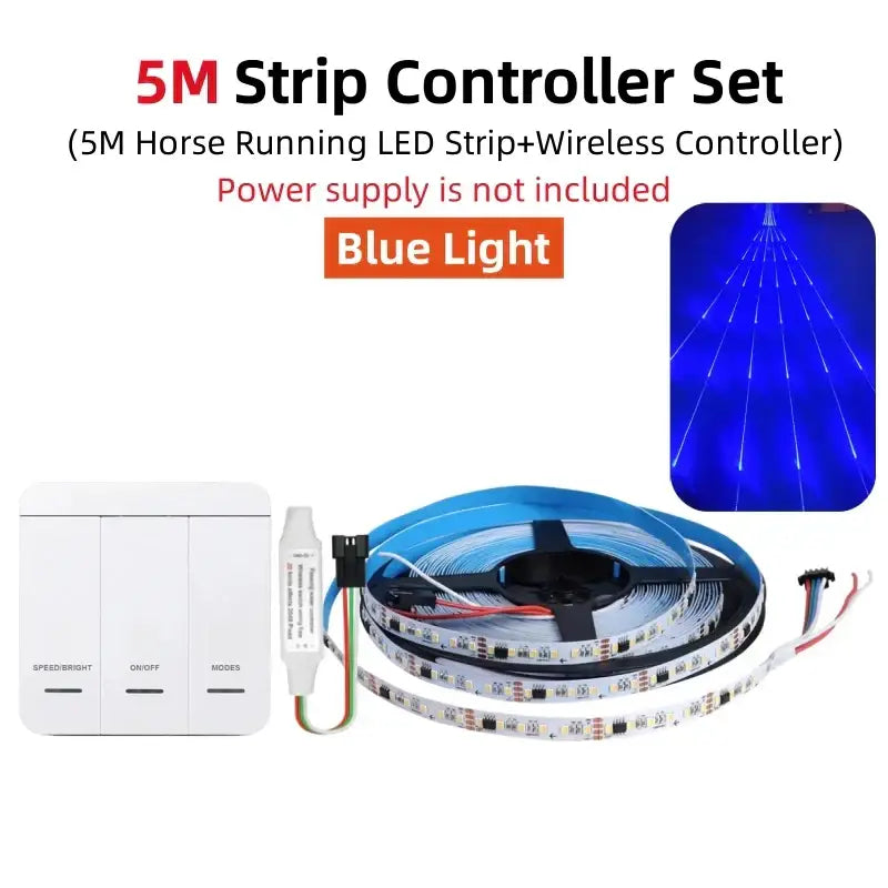 White Flowing LED Strip