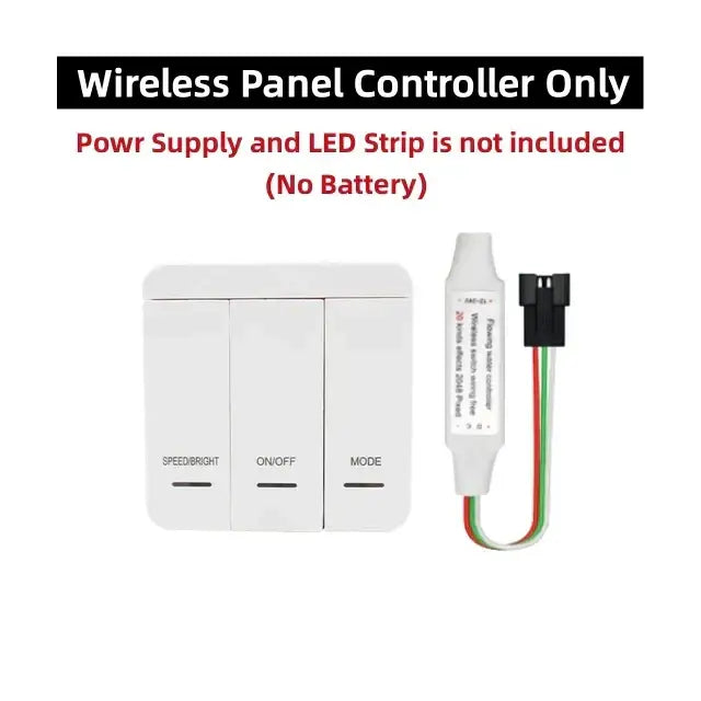 White Flowing LED Strip