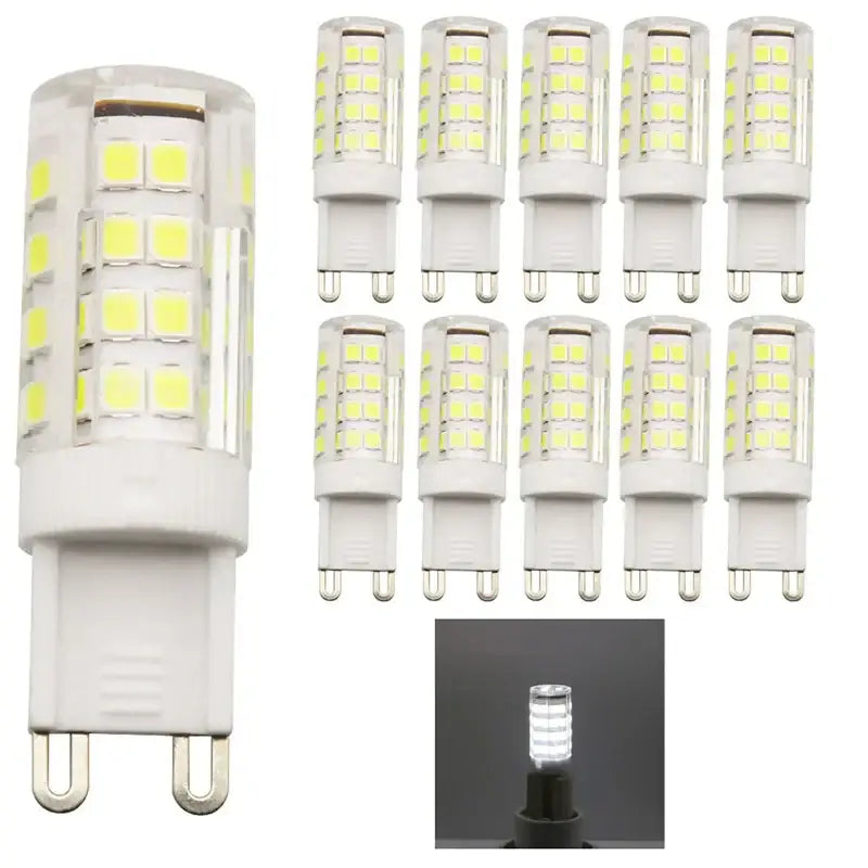 White LED Corn Bulb Chandelier