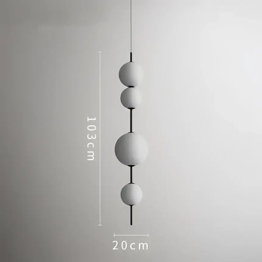 Gold Glass Pendant Light with Glass Stone Finish