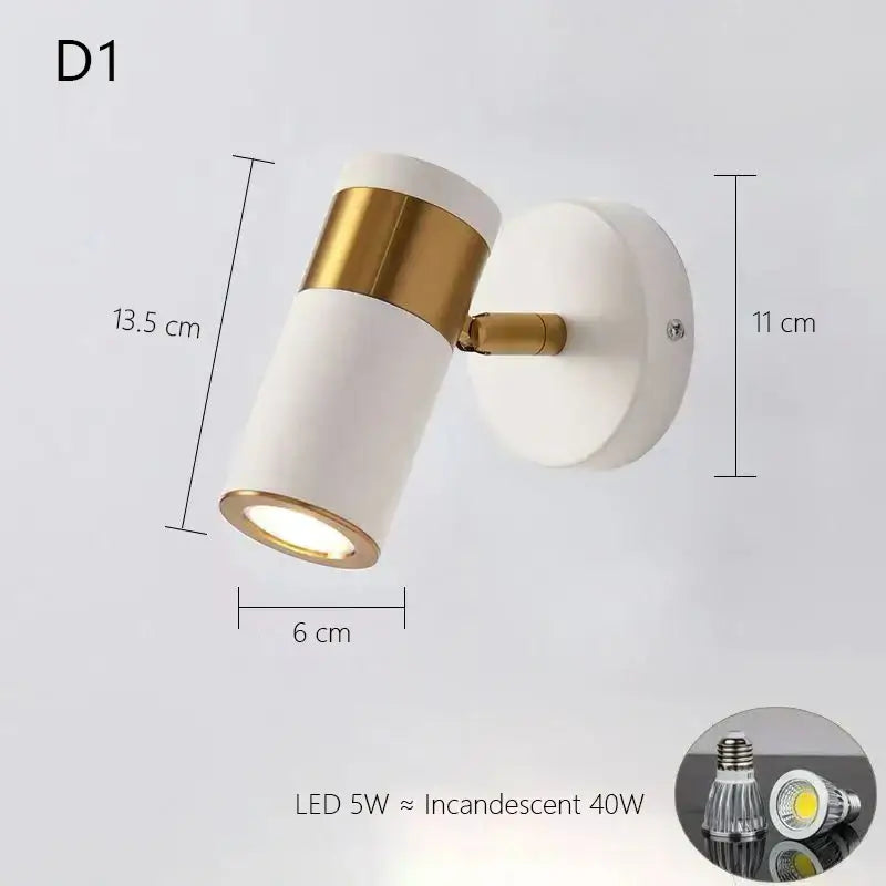Gold Nordic LED Wall Lamp