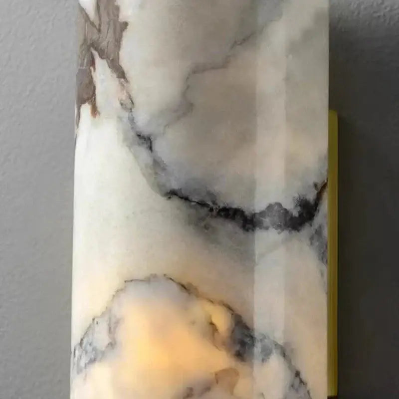 Gray Marble LED Sconce