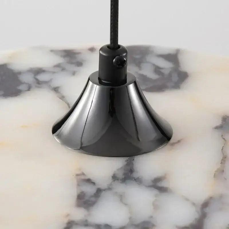 Gray Marble Pendant Light