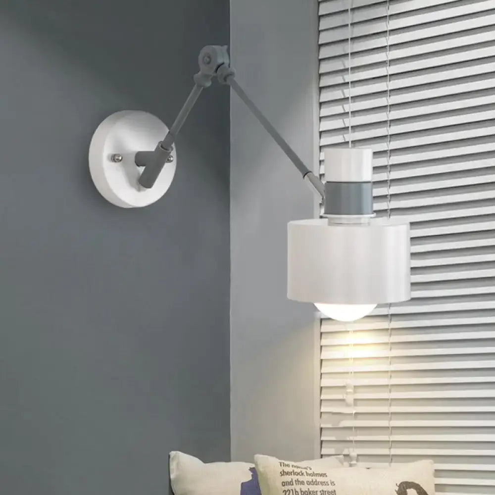Gray Adjustable Wall Sconce