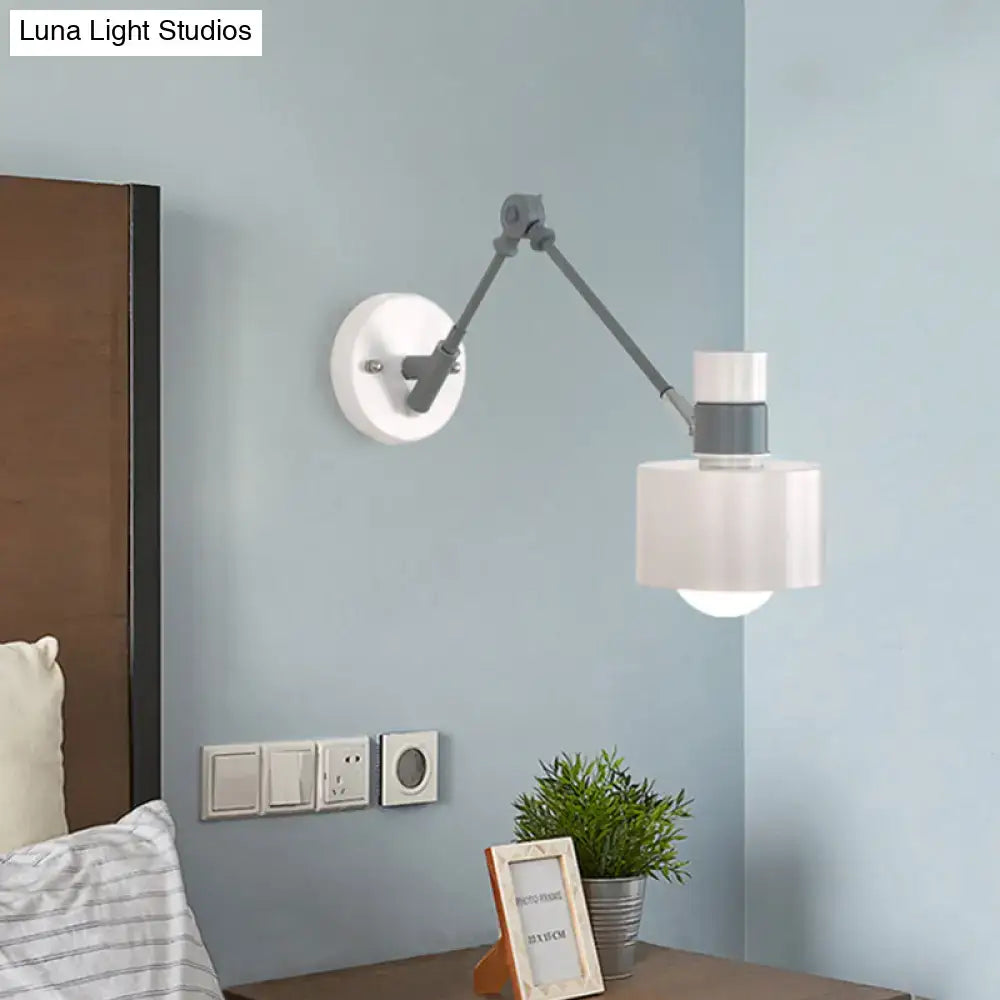 Gray Adjustable Wall Sconce