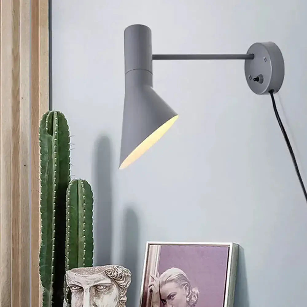 White Rotating Wall Sconce
