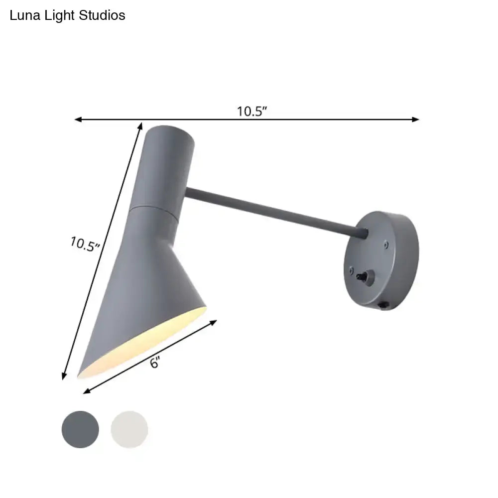 White Rotating Wall Sconce