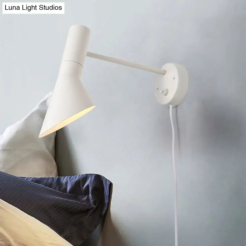 White Rotating Wall Sconce