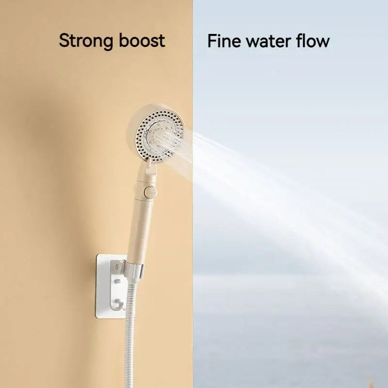 White Modern Shower Set